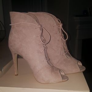 Madison peep toe heel